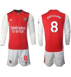 Men Arsenal Long Sleeve Soccer Jerseys 509