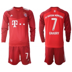 Men Bayern Long Sleeve Soccer Jerseys 549