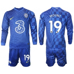 Men Chelsea Long Sleeve Soccer Jerseys 516