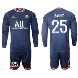 Men Paris Saint Germain Long Sleeve Soccer Jerseys 545