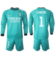 Men Real Madrid Long Sleeve Soccer Jerseys 516