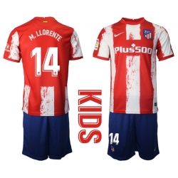 Kids Atletico de Madrid Soccer Jerseys 011