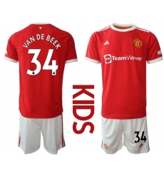 Kids Manchester United Soccer Jerseys 030