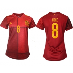 Women Spain Soccer Jerseys 009