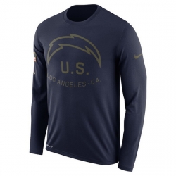 Los Angeles Chargers Men Long T Shirt 003