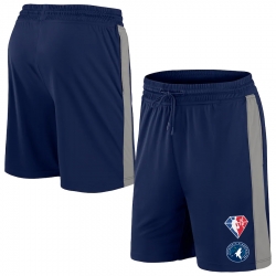 Men Minnesota Timberwolves Navy Shorts