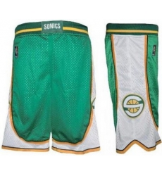 Seattle SuperSonics Basketball Shorts 001