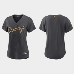 Women Chicago White Sox 2022 Mlb All Star Game Replica Charcoal Jersey