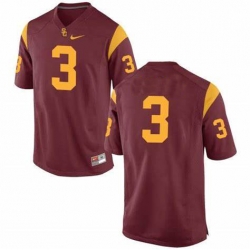 USC Trojans 3 Red College Football Jersey