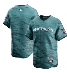 Men Texas Rangers Blank Teal 2023 All Star Stitched Baseball Jersey