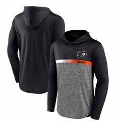 Men Philadelphia Flyers Black Podium Defender Pullover Hoodie