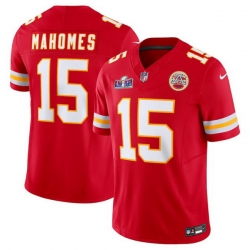 Youth Kansas City Chiefs 15 Patrick Mahomes Red 2023 F U S E  Vapor Untouchable Limited Stitched 2024 Super Bowl LVIII Jersey