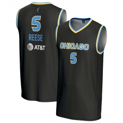 Men gameday greats angel reese #5 black chicago sky lightweight basketball jersey