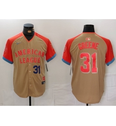 Men American League 31 Riley Greene Cream 2024 All Star Limited Stitched Baseball Jersey 2