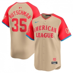 Men American League 35 Adley Rutschman Cream 2024 All Star Limited Stitched Baseball Jersey