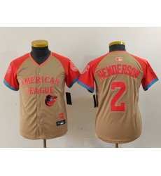 Youth American League 2 Gunnar Henderson Cream 2024 All Star Limited Stitched Jersey 6