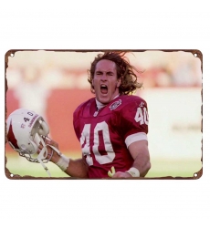 Arizona Cardinals Aluminum Sign 12x8 Inch Pat Tillman 001