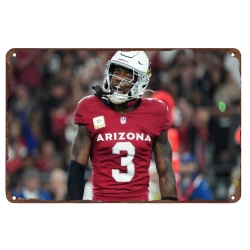 Arizona Cardinals Aluminum Sign Budda Baker 005