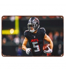 Atlanta Falcons Aluminum Sign 12x8 Inch Drake London 003