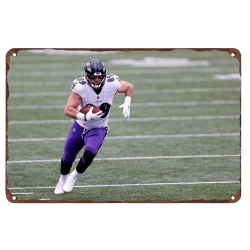 Baltimore Ravens Aluminum Sign 12x8 Inch Mark Andrews 002