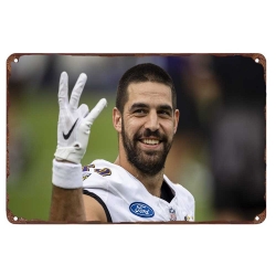 Baltimore Ravens Aluminum Sign 12x8 Inch Mark Andrews 004