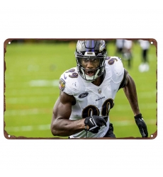 Baltimore Ravens Aluminum Sign 12x8 Inch Odafe Oweh 003