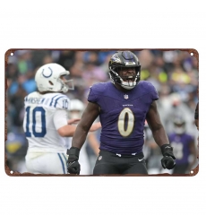 Baltimore Ravens Aluminum Sign 12x8 Inch Roquan Smith 003