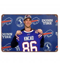 Buffalo Bills Aluminum Sign 12x8 Inch Dalton Kincaid 001