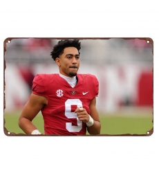 Carolina Panthers Aluminum Sign 12x8 Inch Bryce Young 001