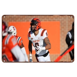 Cincinnati Bengals Aluminum Sign 12x8 Inch Andrei Iosivas 003