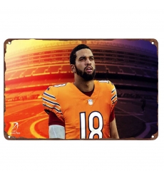 chicago bears Aluminum Sign 12x8 Inch Caleb Williams 002