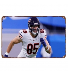 chicago bears Aluminum Sign 12x8 Inch Cole Kmet 001