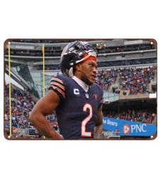 chicago bears Aluminum Sign 12x8 Inch D.J. Moore 002