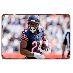 chicago bears Aluminum Sign 12x8 Inch Khalil Herbert 001