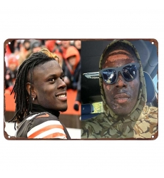 Cleveland Browns Aluminum Sign 8x12 Inch David Njoku 001