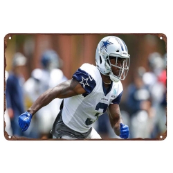 Dallas Cowboys Aluminum Sign 12x8 Inch Brandin Cooks 001