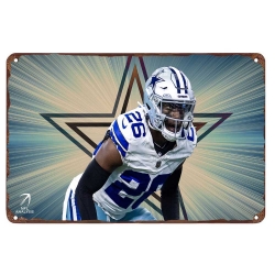 Dallas Cowboys Aluminum Sign 12x8 Inch DaRon Bland 002