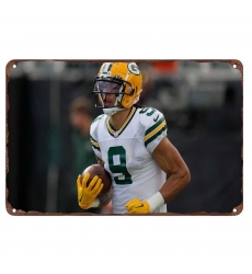 Green Bay Packers Aluminum Sign 12x8 Inch Christian Watson 002