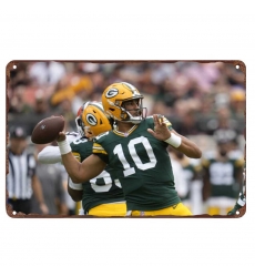 Green Bay Packers Aluminum Sign 12x8 Inch Jordan Love 004