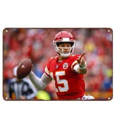 Kansas City Chiefs Aluminum Sign 12x8 Inch Patrick Mahomes 001