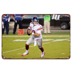 New York Giants Aluminum Sign 12x8 Inch Daniel Jones 004