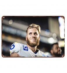 Los Angeles Rams Aluminum Sign 12x8 Inch Cooper Kupp 003