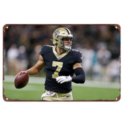 New Orleans Saints Aluminum Sign 12x8 Inch Taysom Hill 005