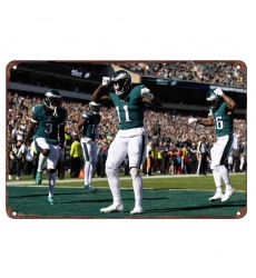 Philadelphia Eagles Aluminum Sign 12x8 Inch A.J. Brown 005