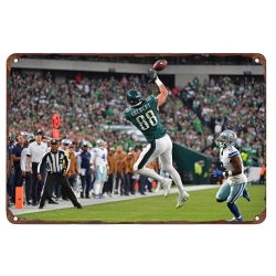 Philadelphia Eagles Aluminum Sign 12x8 Inch Dallas Goedert 006