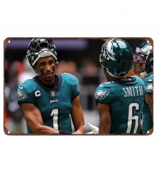 Philadelphia Eagles Aluminum Sign 12x8 Inch Jalen Hurts 005