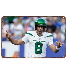 New York Jets Aluminum Sign 12x8 Inch Aaron Rodgers 004