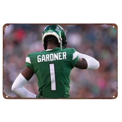 New York Jets Aluminum Sign 12x8 Inch Ahmad Sauce Gardner 002