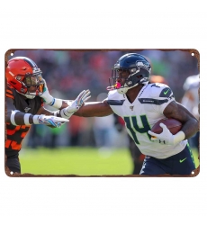 Seattle Seahawks Aluminum Sign 12x8 Inch Dk Metcalf 004