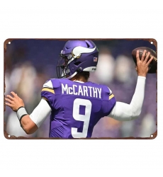 Minnesota Vikings Aluminum Sign 12x8 Inch J.J. McCarthy 001